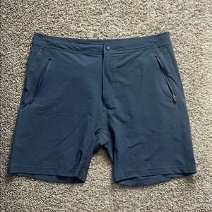 Mack Weldon Men's Performace 4 Way Short Blue
Size XL
